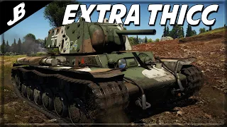 IMPENETRABLE German KV-1B with extra THICC STALINIUM ARMOR - War thunder Gameplay