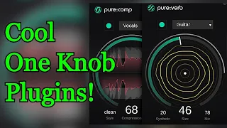 Cool ONE Knob Compressor & Reverb VST Plugins by Sonible - Pure Comp & Pure Verb - Review & Demo