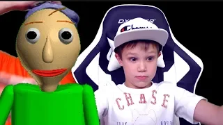 Сумасшедший профессор Baldi's догоняет меня!!! Получится ли мне выйти из школы???!!!