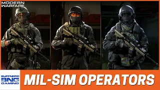 MIL- SIM Operators In Season 3 - Call Of Duty Modern Warfare