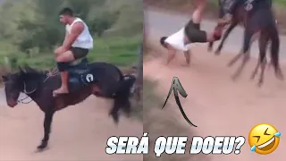 O Peão ABEIA Beijou o CHÃO 😂