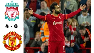 HIGHLIGHTS: Liverpool 4-0 Manchester United | SALAH, MANE & DIAZ RAMPANT AT ANFIELD SAD Man UTD