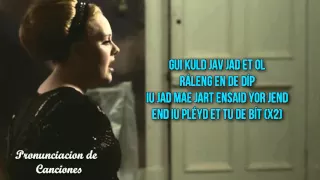 Adele |Rolling In The Deep| Pronunciación