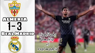 Almeria Vs Real madrid 1-3 highlights and all goals 720p