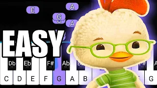 Chicken Little - One Little Slip - Easy Piano Tutorial