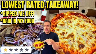 WORST RATED TAKEAWAY PUT HAIR IN MY FOOD & RIPPED ME OFF! (WORST FOOD I’VE EVER HAD!!)