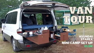 Van Tour | Kitchen, Bar, and Bed Extension in one | Starex