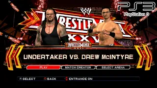 WWE SmackDown VS Raw 2011 PS3 - Undertaker VS Drew McIntyre [2K][mClassic]