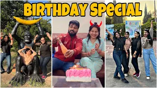 My Birthday Vlog ✨ || Funcity Chandigarh Water Park and Amusement Park 2024 😍 |Birthday Surprise 😳