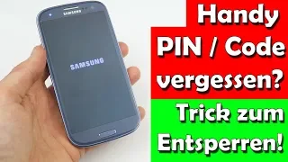 Handy PIN Code vergessen? - PIN umgehen mit Hard Reset für Android Smartphones | Anleitung