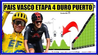 🔴 VUELTA al PAIS VASCO 2021 ITZULIA 💥 ETAPA 4 💥 PUERTO de 1ra 🌋 para CARAPAZ, HIGUITA y CHAVES