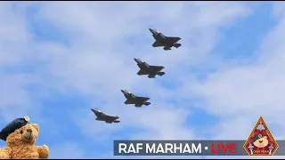 LIVE SHOW F-35 LIGHTNING ACTION & VL (VERTICAL LANDING) RAF MARHAM • 207 OCU & 617 SQN 04.07.23