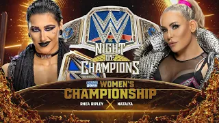 WWE 2K23 | Rhea Ripley vs. Natalya - Smackdown Women's Championship - Night of Champions 2023