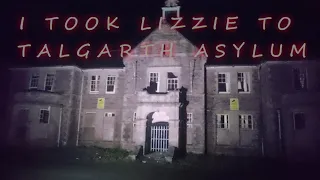 Talgarth Asylum With Lizzie In The Middle Of The Night