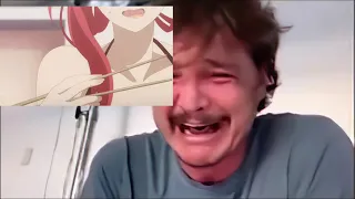 Pedro Pascal cries at murata himeko's death