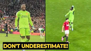 Onana and Maguire responded taunting from Liverpool fans after Amad Diallo scored in last minutes