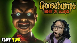 Slappy - Goosebumps Night of Scares Gameplay Chapter Two / Part 2 - SLAPPY MADE ME CRY!!!