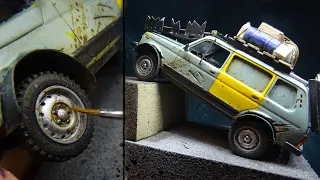 "NIVA TROLL Hunter" (building, painting and wethering model for diorama in 1/43 scale)