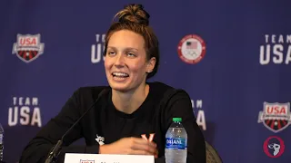 2021 US Olympic Trials Press Conference: Alex Walsh, Zach Harting
