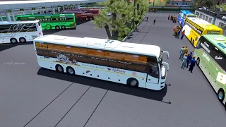 KSRTC Ambaari bus makes its first trip during the lockdown | Volvo RHD Bus driving | Ets2 gameplay