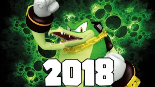 Evolution of Vector the Crocodile in Sonic Games 1995-2022 (Real Audio)