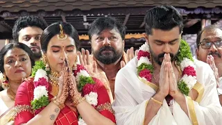 Malavika Jayaram's Wedding At Guruvayoor  | Jayaram's Daughter