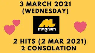Foddy Nujum Prediction for Magnum - 3 March 2021 (Wednesday)