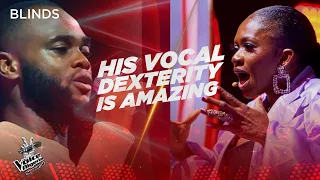 David Ikande sings "Never Enough" | Blind Auditions  The Voice Nigeria Season 4