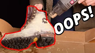 How NOT to Wax Your Boots! - Nicks Handmade Boots