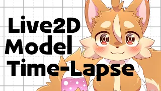 Live2D Model Time-Lapse 「戌井アキ 3.0」