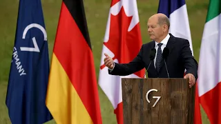 Scholz: G7 stehen "unverbrüchlich an der Seite der Ukraine" | AFP