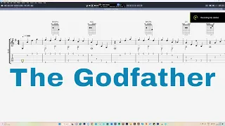 The Godfather, fingerstyle main theme - (INTERACTIVE GUITAR TABS)