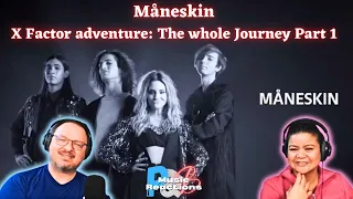 MÅNESKIN | "Måneskin, X Factor- Italy Adventure: The Whole Journey Part 1" | Couples Reaction!