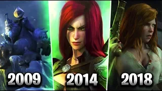 Evolution of League of Legends Cinematics 2009-2018 - All LOL Cinematics in Order