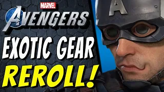 EXOTICS REROLL! Marvel's Avengers Exotic Gear & How To Get The Gear You Want