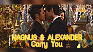 #shadowhunters #malec  ALEXANDER LIGHTWOOD & MAGNUS BANE || Carry You ☆ Shadowhunters