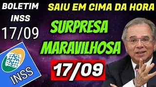 SAIU AGORINHA! SURPRESA MARAVILHOSA APOSENTADOS INSS HOJE 1709