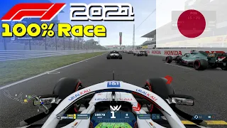 F1 2021 - Let's Score Points With Mick #17: 100% Race Japan