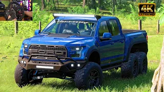 Ford F-150 Hennessey VelociRaptor 6x6 Offroad - Forza Horizon 5 | Logitech G29 Steering Wheel