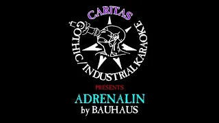 Bauhaus - Adrenalin - Karaoke Instrumental w. Lyrics - Caritas Goth Karaoke