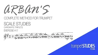 Arban's Trumpet Method, Chromatic Scales Ex 17