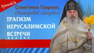 Трагизм Иерусалимской встречи. Проповедь о. Гавриила.  Кавказский скит. Верую @user-gw3kj1lb7j