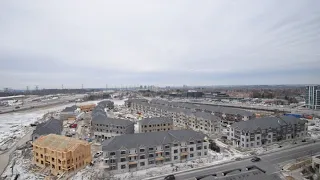 Pavilia Park townhomes in Thornhill Construction Time Lapse