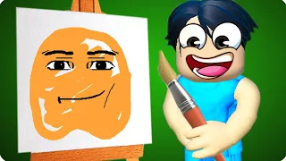 😅РИСОВАНИЕ НА ВРЕМЯ В РОБЛОКС! ШЕДИ ROBLOX Speed Draw!