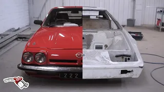 How Lotus Esprit pinched parts from Opel Manta | Classic Restoration Timelapse GM Vauxhall