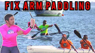 Paddle Tip: Fix Arm Paddling (SETUP THE STROKE CORRECTLY) OC/Surfski/Kayak