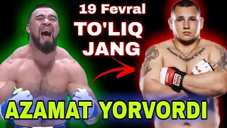 Янги жанг! Азамат Нуфтиллаев vs Юрий Проценко жанги / Azamat Nuftillayev Yangi Jangi / OCTAGON 27