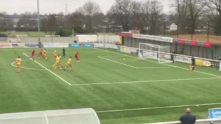 SUFCtv: Sutton United Keeper Wayne Shaw saves penalty