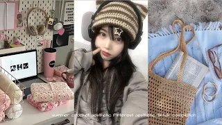 summer crochet ideas/styles/tips Pinterest inspired | Tiktok compilation 🤍🌞