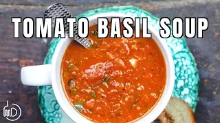 The Best Roasted Tomato Basil Soup!